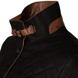 Women's-Leather-Brown-Quilted-Stand-Collar-Jacket