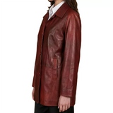 Women's-Leather-Red-Coat