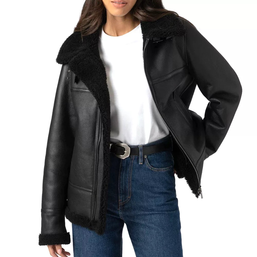 Women_s-Shearling-Black-Jacket