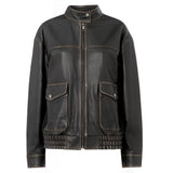 Women_s_Black_Stand_Collar_Leather_Bomber_Jacket
