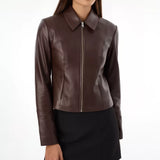 Women_s_Brown_Shirt_Collar_Genuine_Leather_Jacket