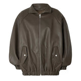 Women_s_Olive_Green_Leather_Bomber_Jacket