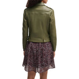 Womens-Biker-Green-Leather-Jacket
