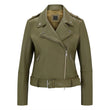 Womens-Olive-Green-Leather-Biker-Jacket