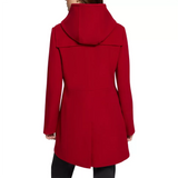 Womens-Red-Wool-Duffle-Coat-With-Hood