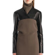 Women's Black Leather Bolero Jacket