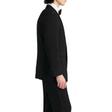 Black tuxedo trousers with formal jacket