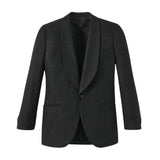 Black shawl lapel tuxedo jacket for men