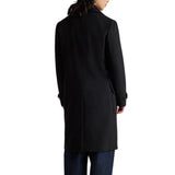 Mens Black Wool Overcoat