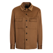 Adam Mens Shirt Collar Cotton Beige Colour Jacket