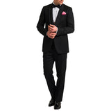Black 2 Piece Dinner Suit with Shawl Collar