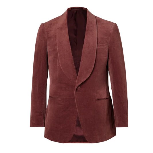 Kingsman Slim Fit Shawl Collar Velvet Tuxedo Jacket