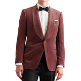 Kingsman Slim Fit Shawl Collar Velvet Tuxedo Jacket