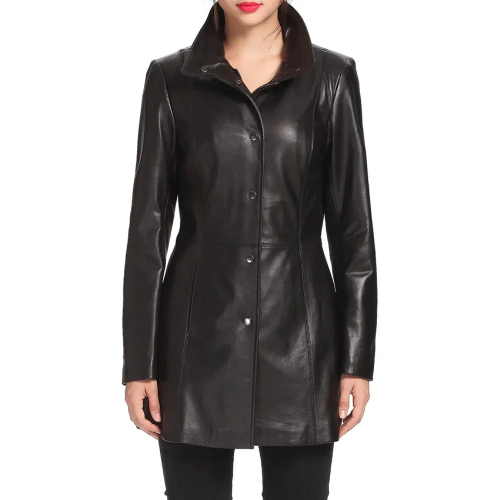 long-black-leather-coat-womens