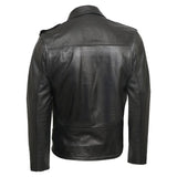 Brando Mens Genuine Leather Biker Jacket Cowhide