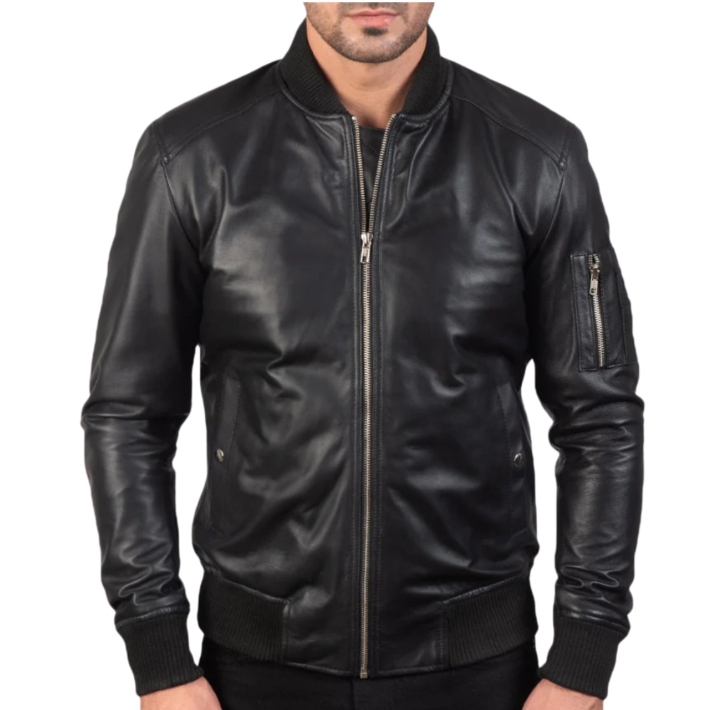 mens-black-ma1-bomber-jacket