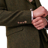 mens-olive-three-piece-tweed-suit