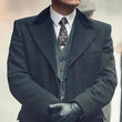 Thomas Shelby Peaky Blinder Men's Black 1920's Wool Coat