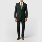 Men’s Three Piece Slim Fit Olive Green Suit