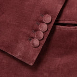 Kingsman Slim Fit Shawl Collar Velvet Tuxedo Jacket