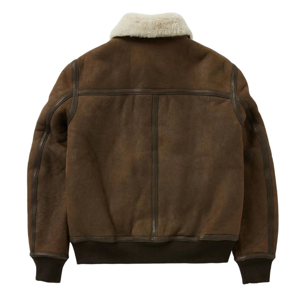 B3 RAF Aviator Flying Pilot Men’s Brown Jacket