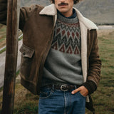 B3 RAF Aviator Flying Pilot Men’s Brown Jacket