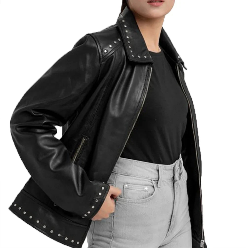 studded-black-leather-biker-jacket-womens