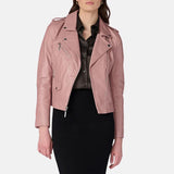 women-pink-motorcycle-jacket