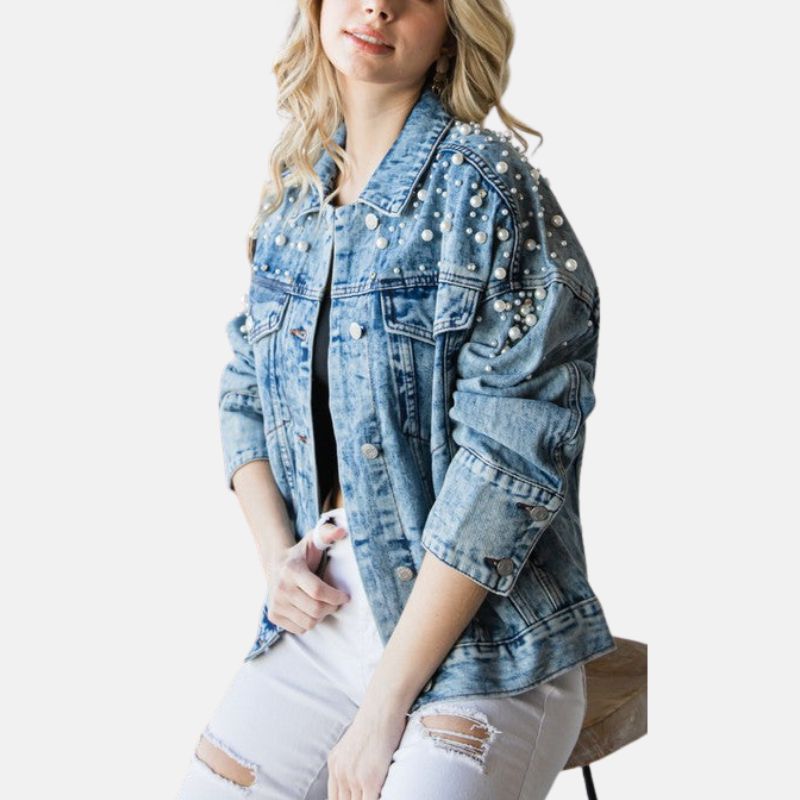 womens-denim-blue-perl-cotton-jacket