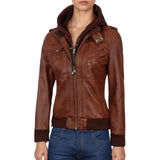 womens-hooded-leather-jacket-brown