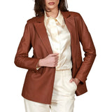 womens-tan-leather-blazer