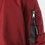 Black And Red Varsity Bomber Designer Jacket For Men
