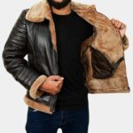 quilted-black-leather-shearling-fur-jacket-for-men