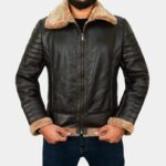 quilted-black-leather-shearling-white-fur-jacket-for-men