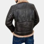 quilted-black-leather-shearling-white-fur-jacket-for-mens