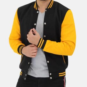 mens-black-and-yellow-baseball-letterman-jacket