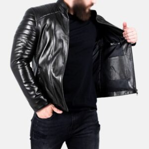 black-slim-fit-mens-leather-biker-