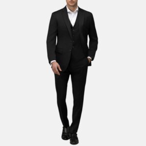 Bond Men's 3 Piece Suit Black