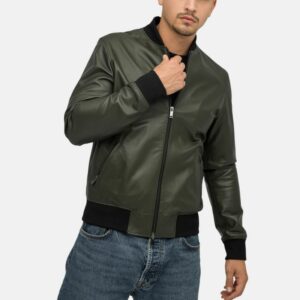 men-green-lambskin-leather-bomber-jackets