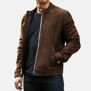 mens-brown-sued-leather-biker-jacket