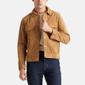 mens-italian-yellow-suede-leather-jacket