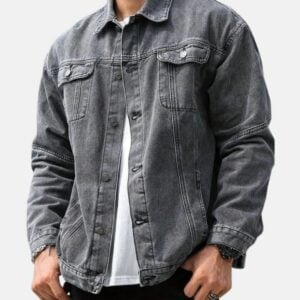 mens-vintage-button-up-faded-grey-denim-jacket