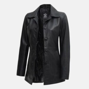womens-long-leather-coat