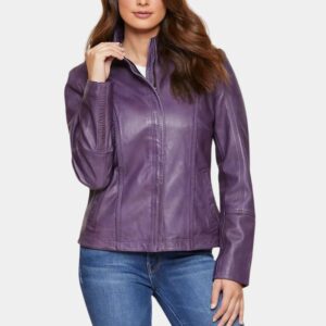 womens-purple-leather-jacket