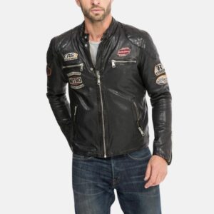 mens-black-cafe-racer-leather-jacket-with-patche