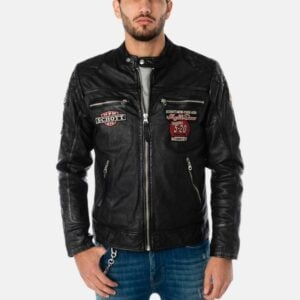 mens-black-cafe-racer-leather-jacket-with-patches-