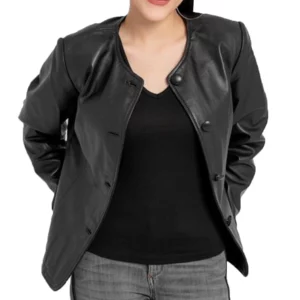 black-leather-jacket-womens-button-style