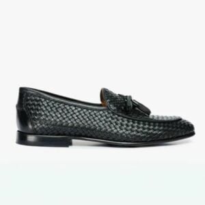 mens-leather-loafers-woven-deign