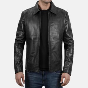 reeves-black-leather-jacket