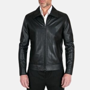 reeves-black-shirt-collar-leather-jacket